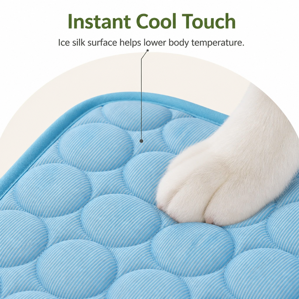 Petmarlow Self-Cooling Durable Non-Slip Pet Mat – view 9