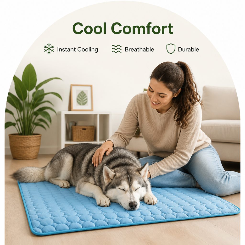 Petmarlow Self-Cooling Durable Non-Slip Pet Mat – view 11