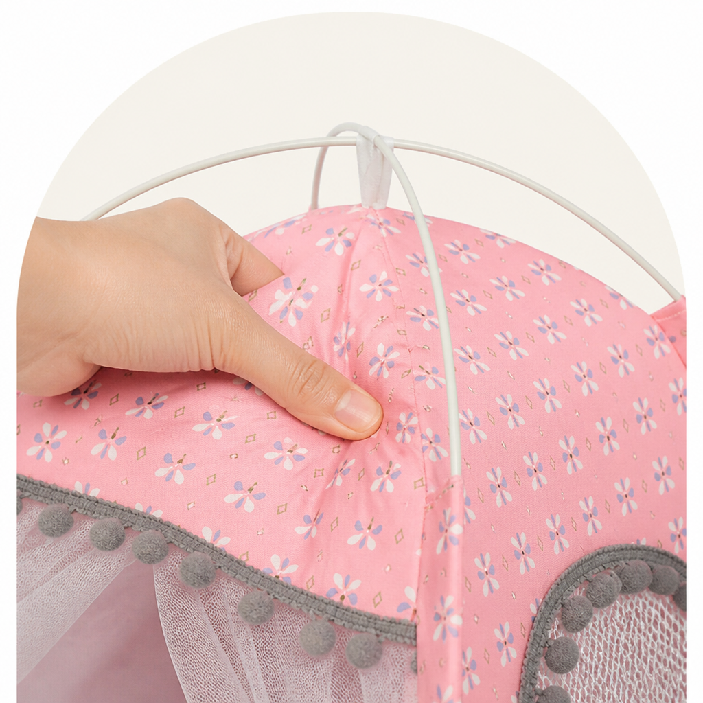 Petmarlow Semi-Enclosed Breathable Mesh & Non-Slip Pet Tent – view 8