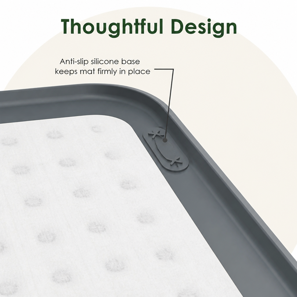 Petmarlow Silicone Leak-Proof Raised-Edge Pee Pad Holder – view 7