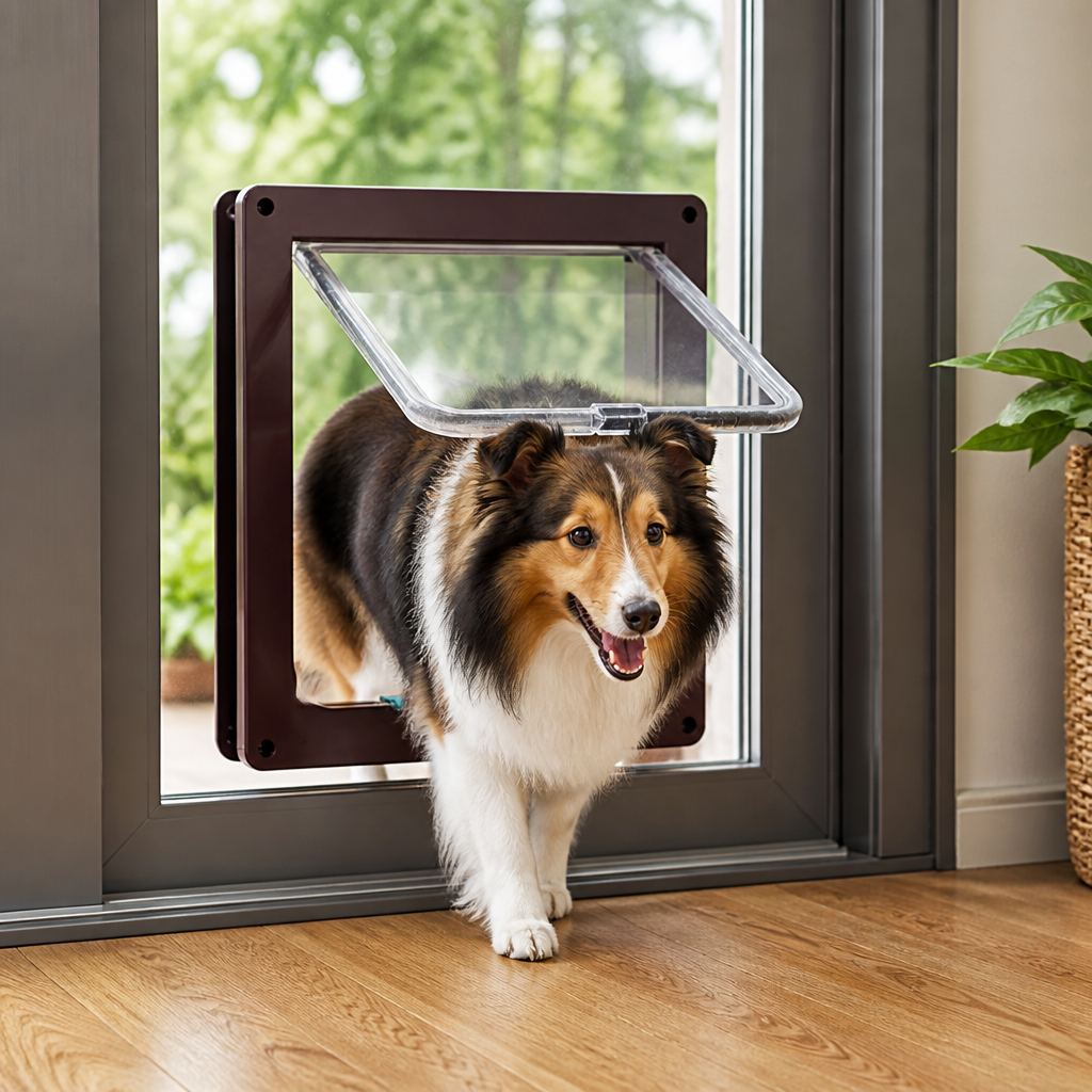 Petmarlow Two-Way Locking Pet Door (Door & Wall Mount) – view 7