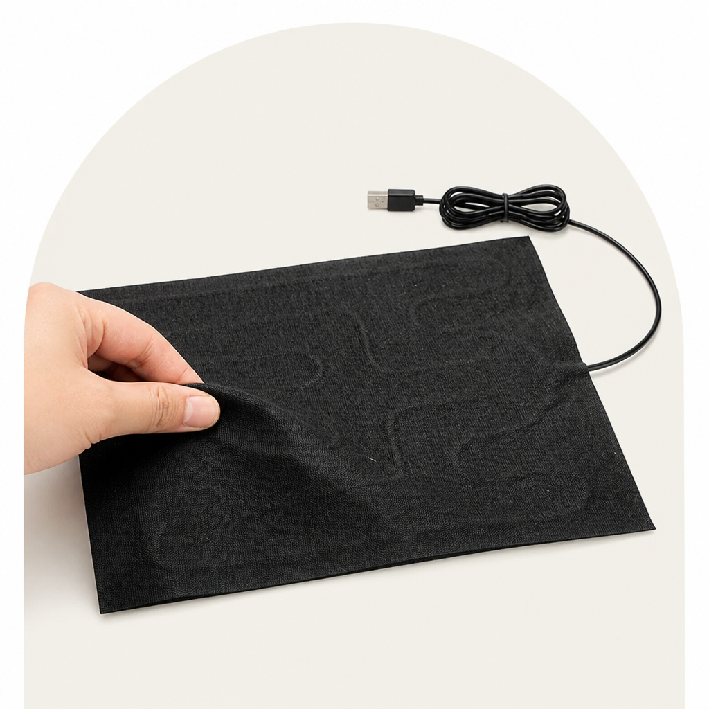 Petmarlow USB-Powered Foldable Heated Pet Mat (For Small Pets) – view 7