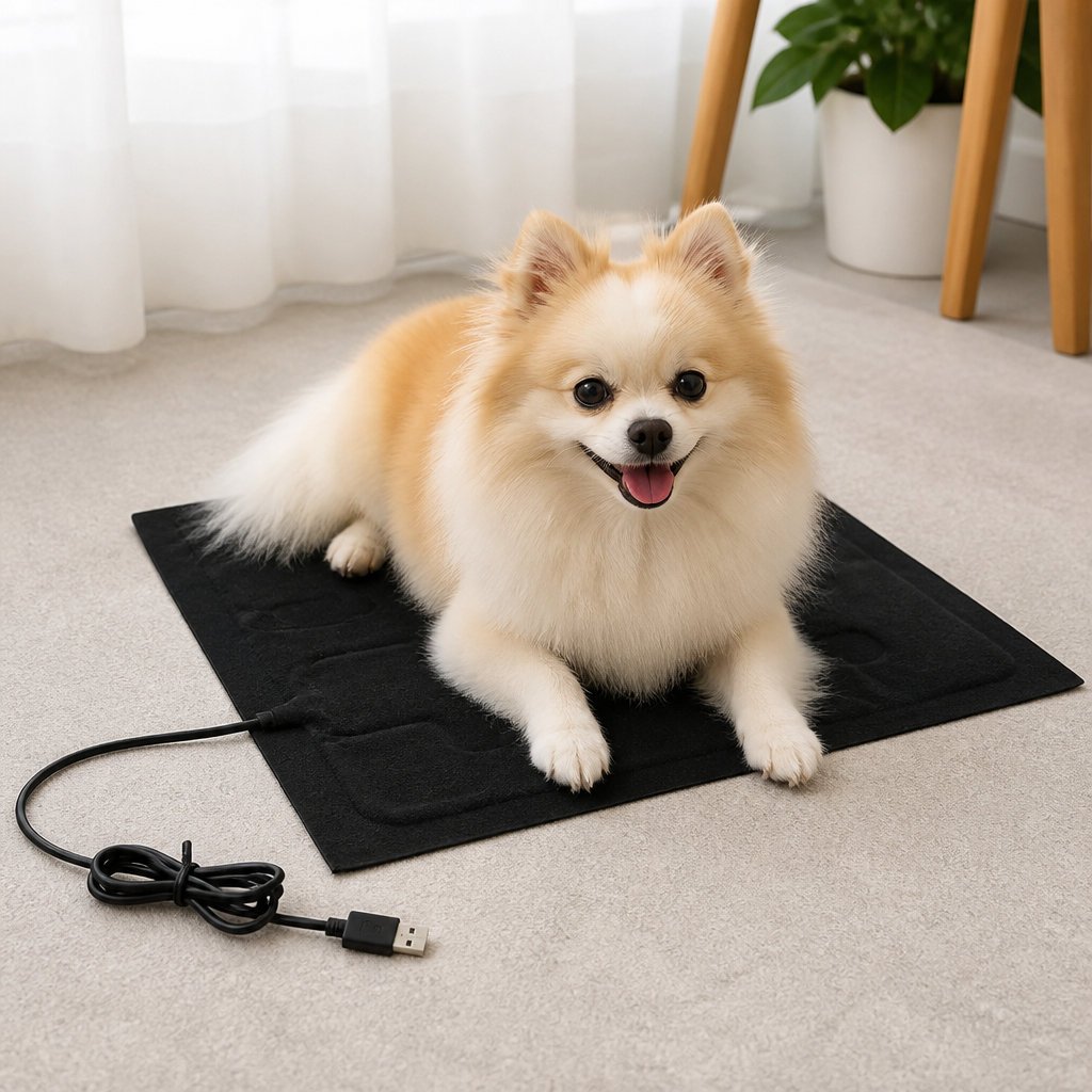 Petmarlow USB-Powered Foldable Heated Pet Mat (For Small Pets) – view 8