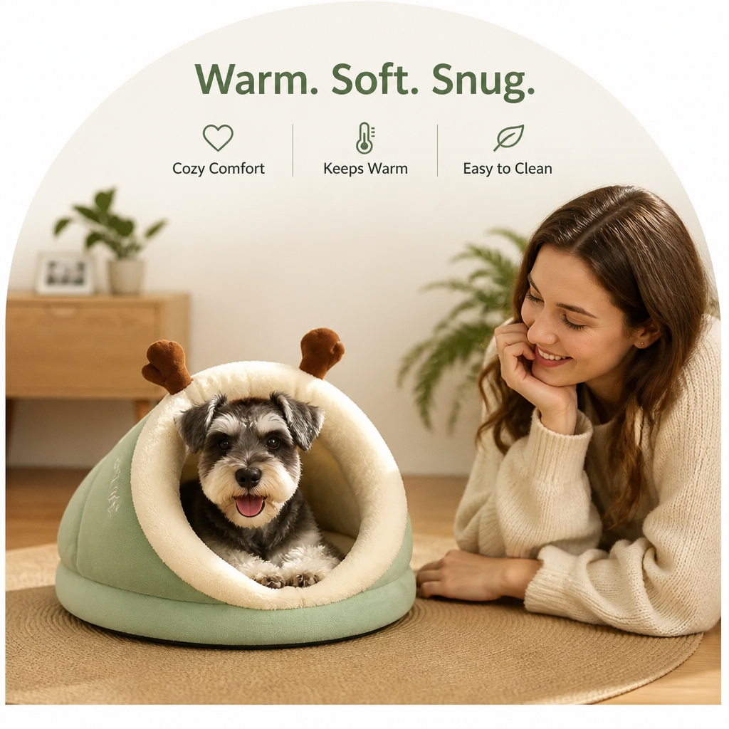 Petmarlow Warm Plush & Easy-Care Bolster Bed – view 7