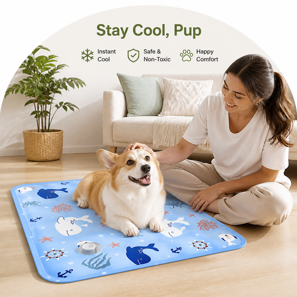 Petmarlow Water-Activated & Non-Slip Dog Cooling Mat – view 10