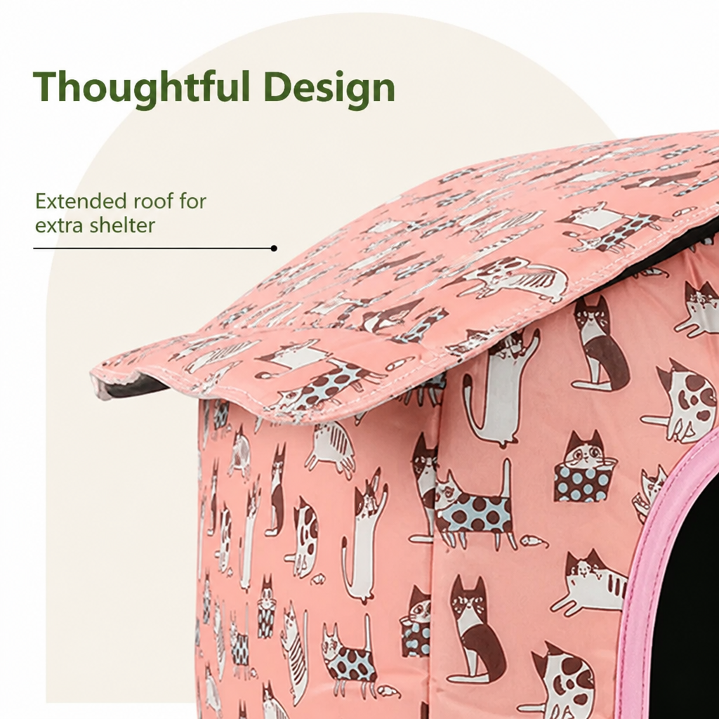 Petmarlow Waterproof Foldable & Washable Small Pet House – view 9