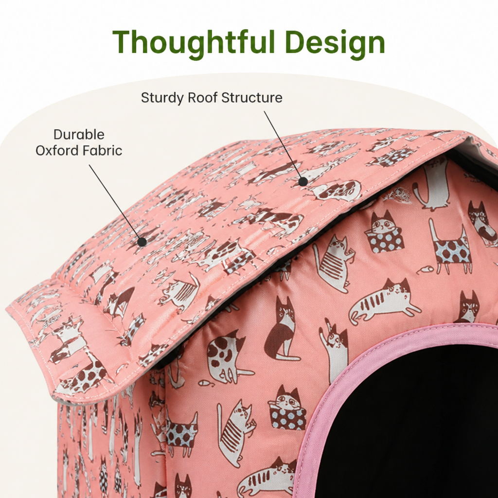 Petmarlow Waterproof & Washable Foldable Pet House – view 9
