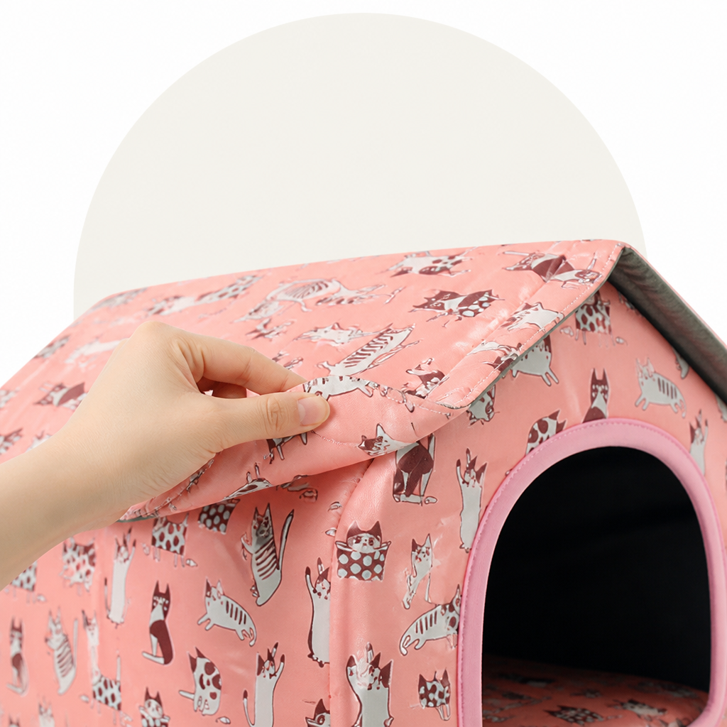 Petmarlow Waterproof & Washable Foldable Pet House – view 11