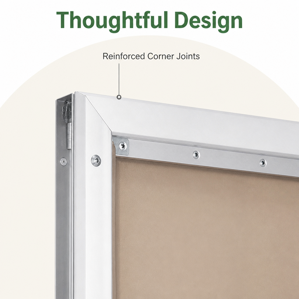Petmarlow Weatherproof Aluminum Frame & Magnetic Seal Pet Door (Locking Panel) – view 8