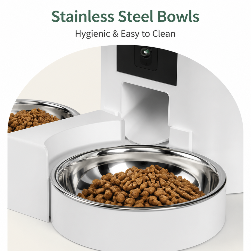 Petmarlow WiFi App Control & Stainless Steel Bowl Pet Feeder – view 15