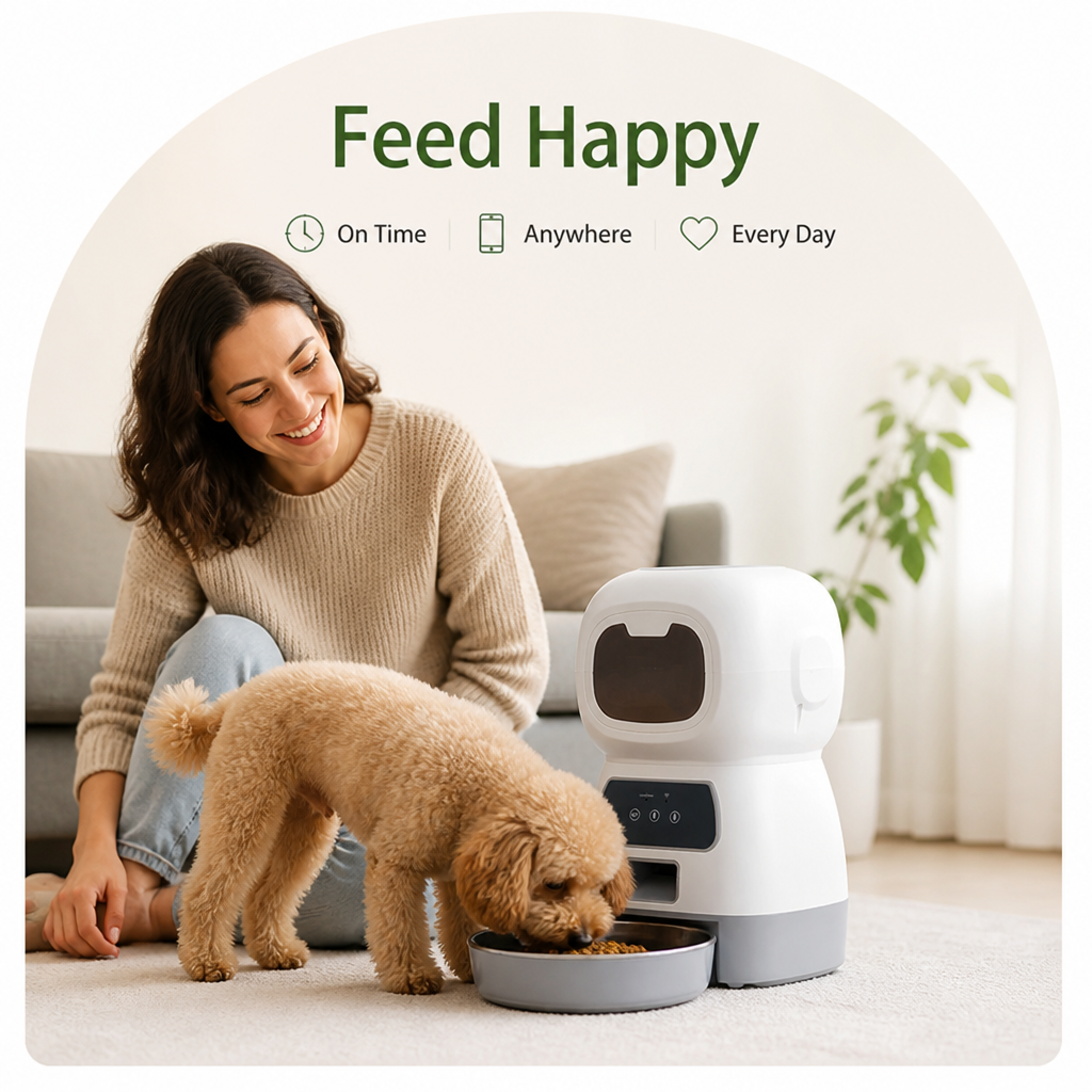 Petmarlow WiFi App-Controlled & Portion-Control Automatic Pet Feeder (Removable Hopper) – view 19