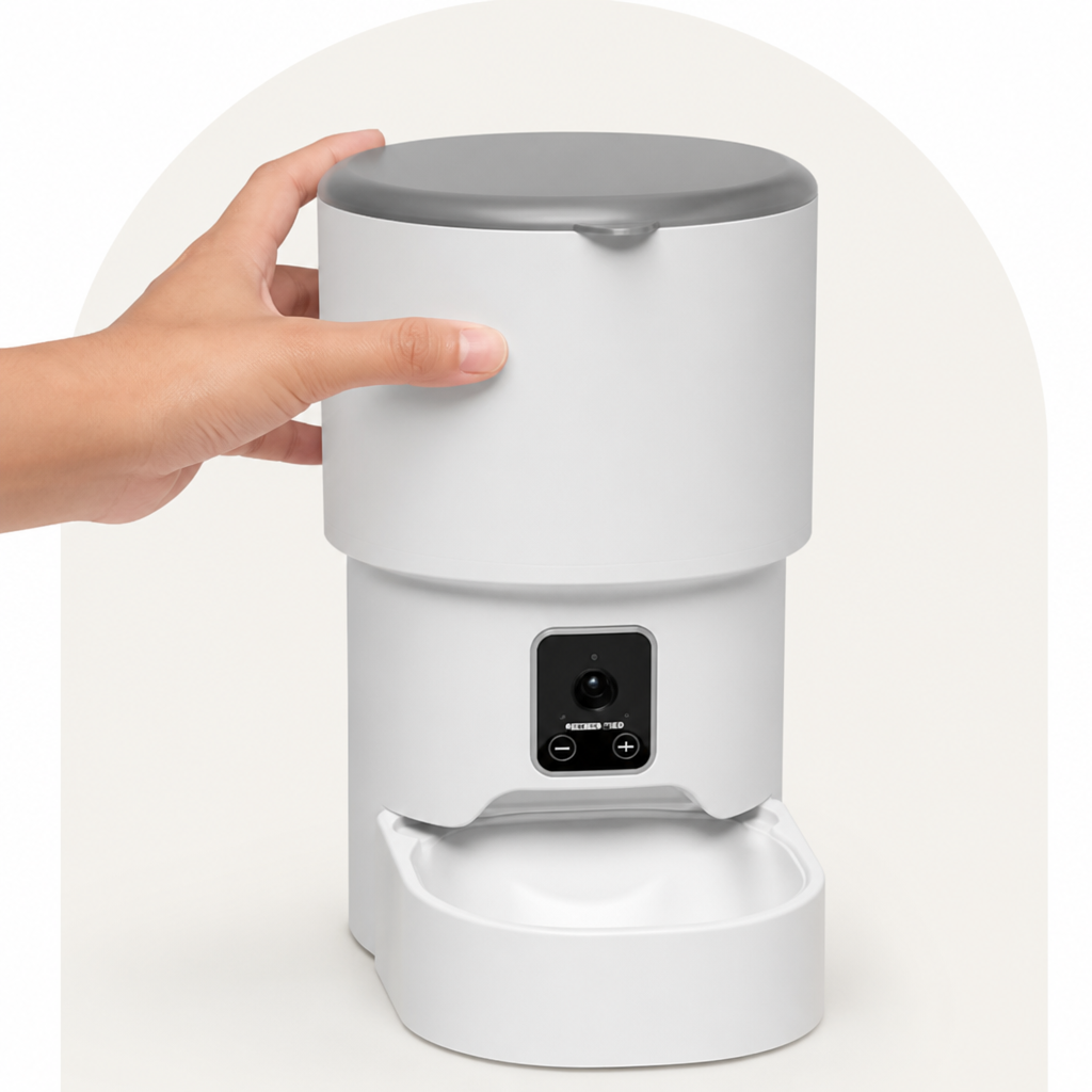 Petmarlow WiFi App-Controlled & Portion Control Pet Feeder (4L Hopper) – view 9