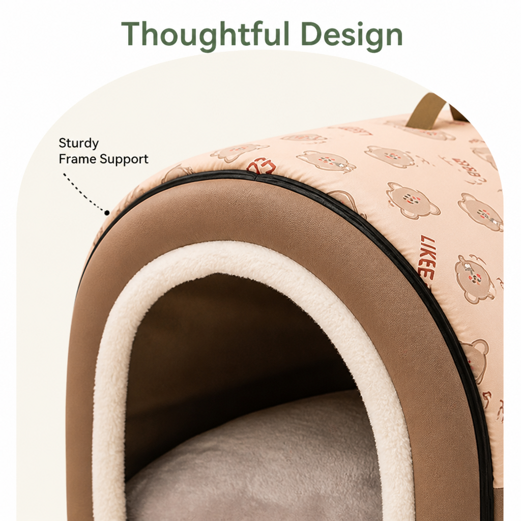 Petmarlow Winter-Warm Plush & Washable Dog Bed – view 7