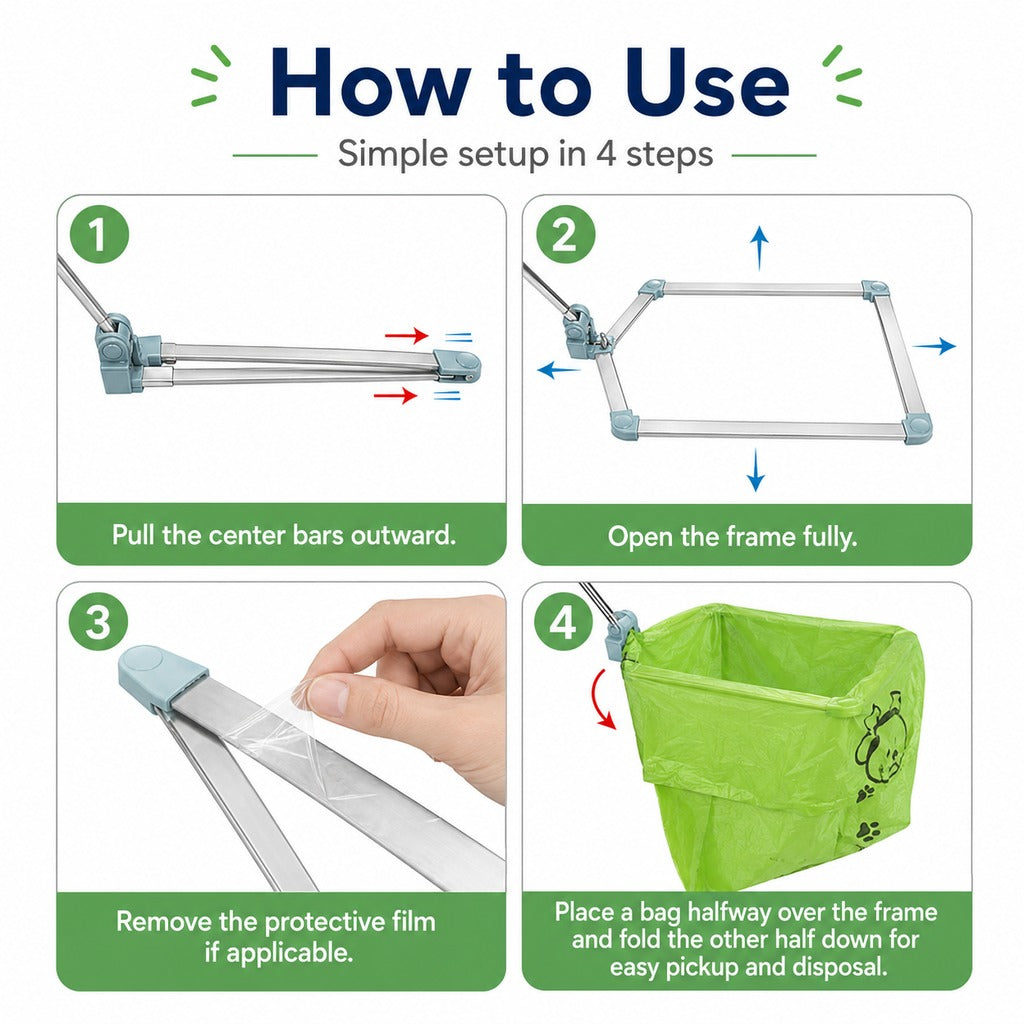 Foldable Telescopic No-Bend Dog Poop Catcher – view 8
