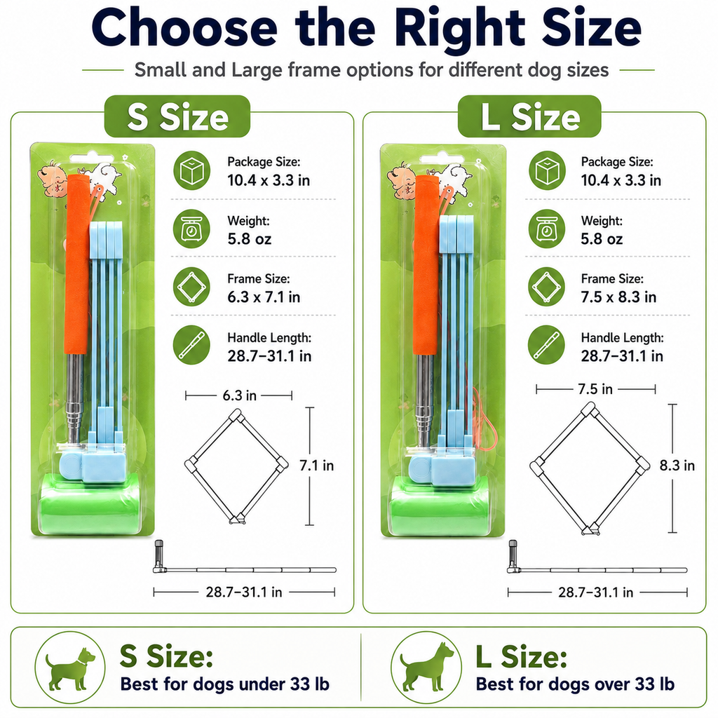Foldable Telescopic No-Bend Dog Poop Catcher – view 11