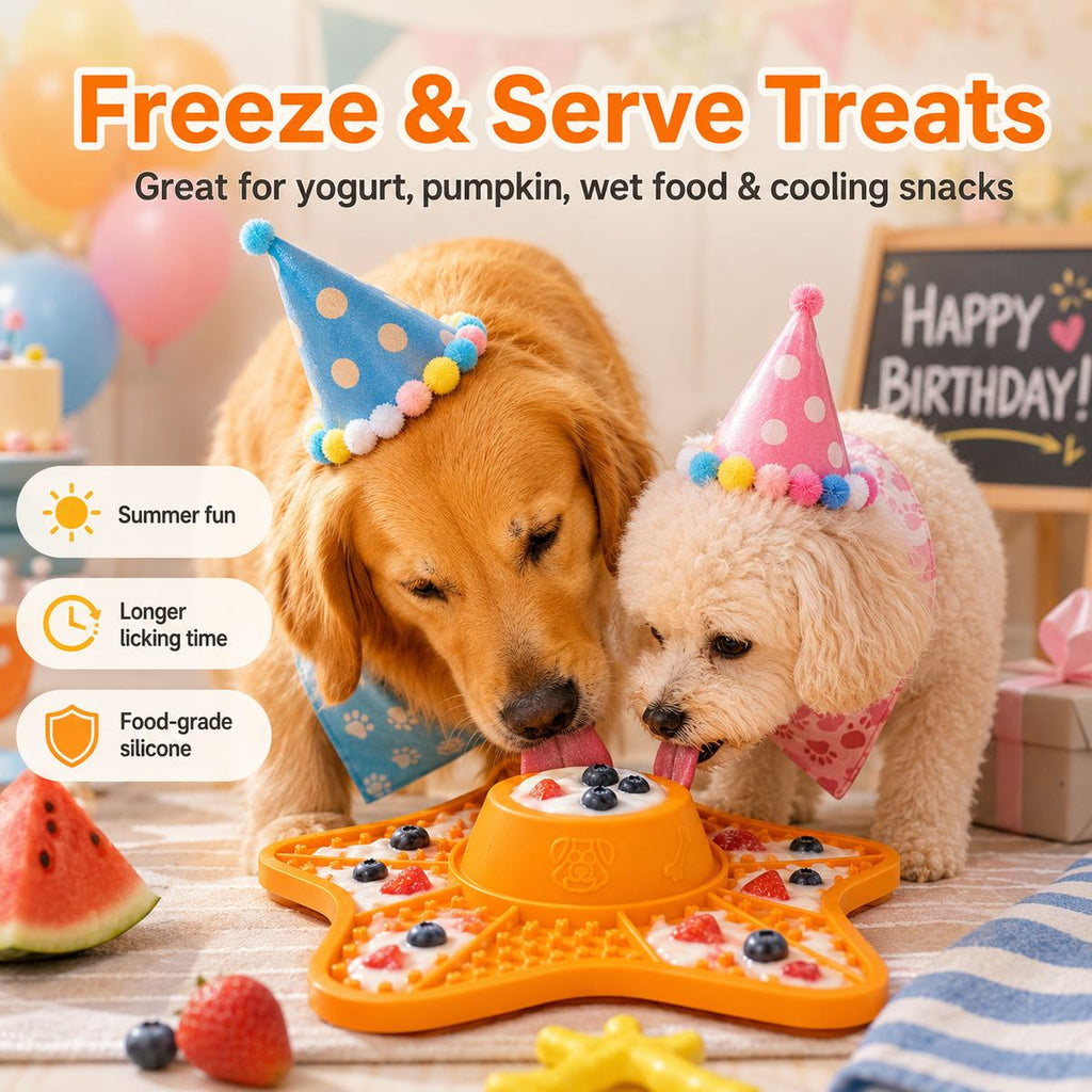 Food-Grade Silicone Rolling Ball Slow Feeder Lick Mat – view 8