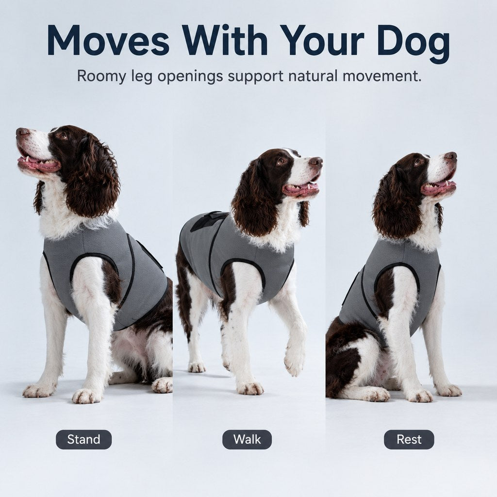 Hug-Like Adjustable Breathable Dog Comfort Wrap Vest – view 9