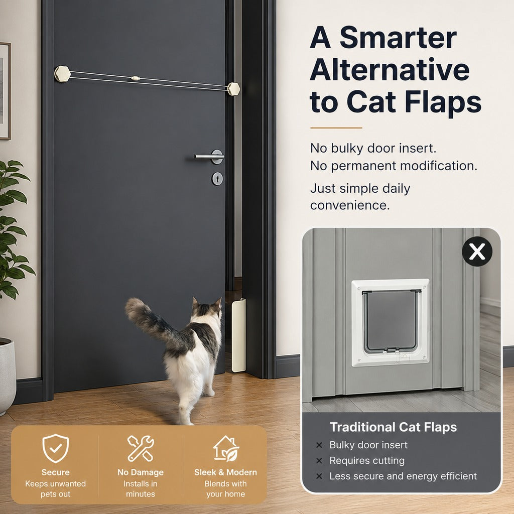 No-Drill Auto-Close Cat Door Helper – view 8