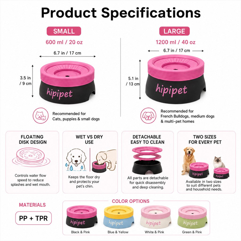 No-Drip Detachable Floating Dog Water Bowl – view 13