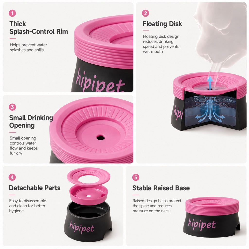 No-Drip Detachable Floating Dog Water Bowl – view 12