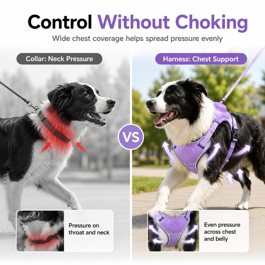No-Pull Built-In Retractable Leash Dog Harness – view 11