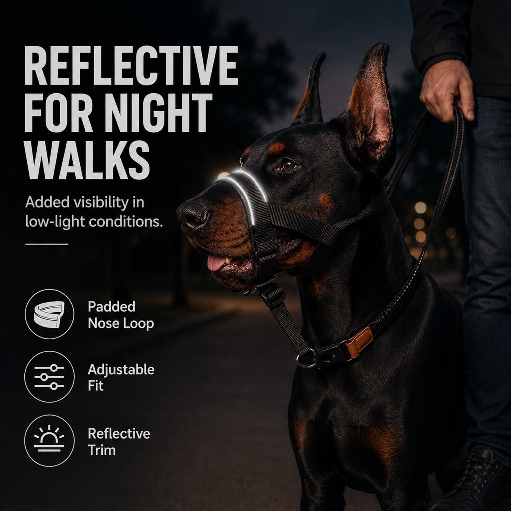 No-Pull Padded Adjustable Dog Head Halter – view 9