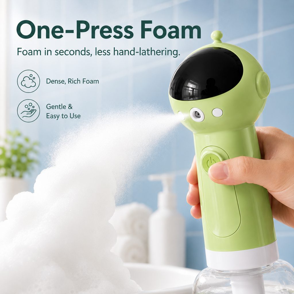 One-Press Dense Foam & Magnetic Rechargeable Dog Shampoo Foamer – view 7