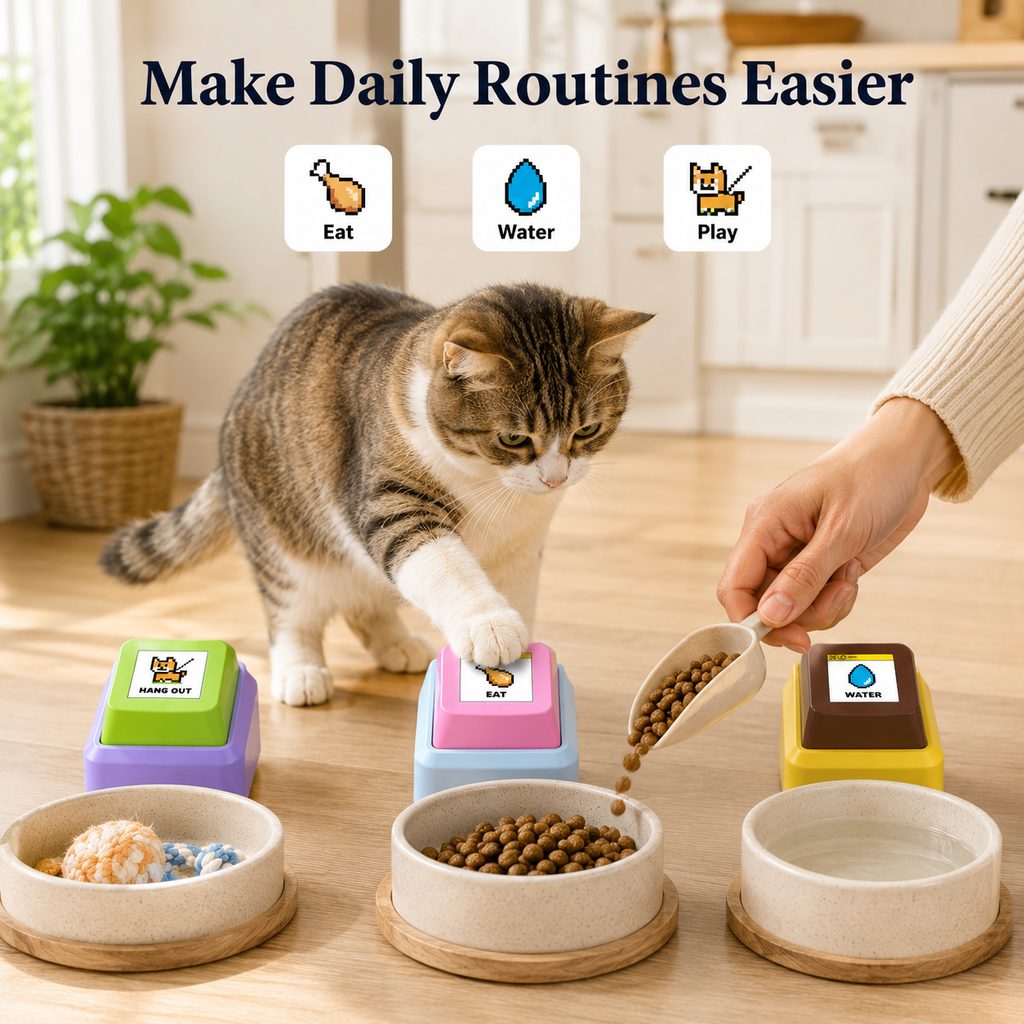 Recordable Anti-Slip Pet Communication Button – view 7