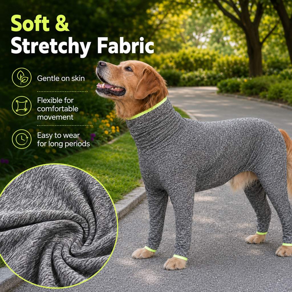 Shedding-Control Stretch Dog Full-Body Suit (Large Breed) – view 8
