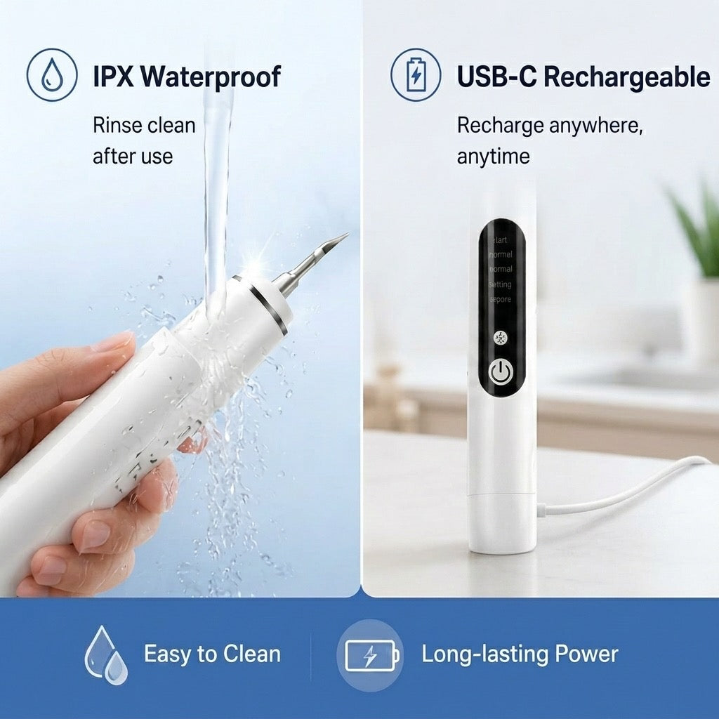 Ultrasonic USB-C Rechargeable Pet Dental Cleaner (IPX7 Waterproof) – view 8