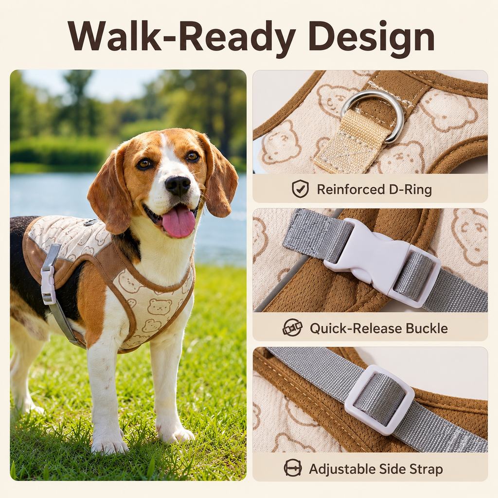 Water-Activated Cooling & Breathable Mesh Dog Vest – view 9