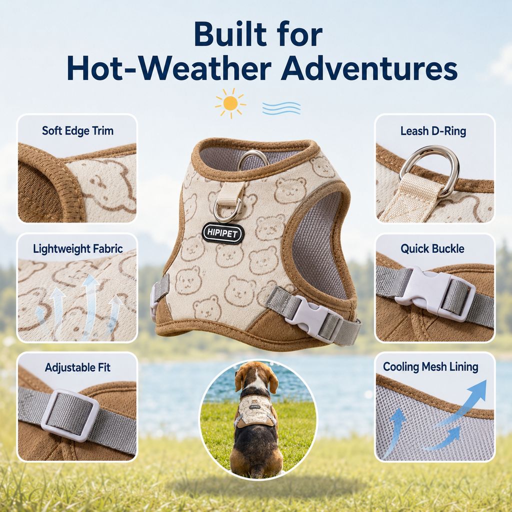 Water-Activated Cooling & Breathable Mesh Dog Vest – view 10
