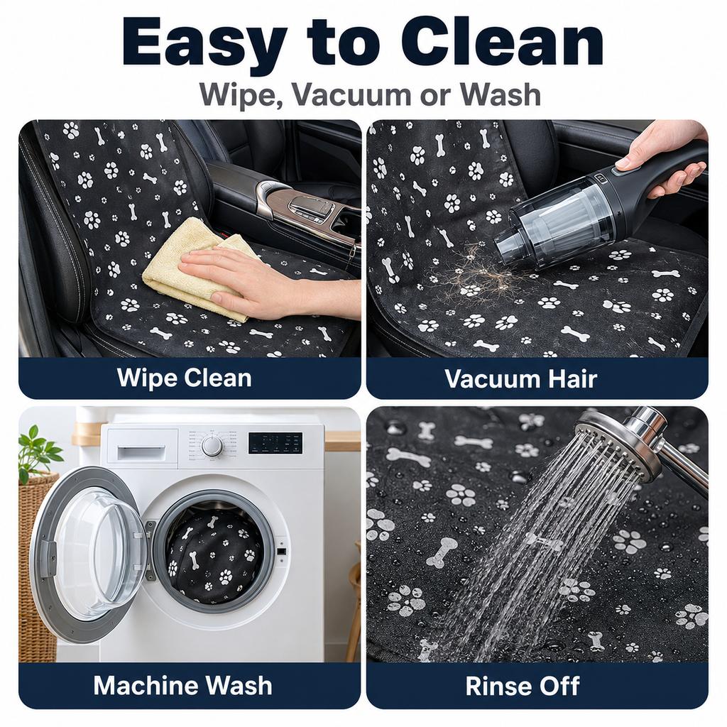 Water-Resistant Oxford Anti-Slip Front Seat Pet Cover (Universal Fit) – view 10