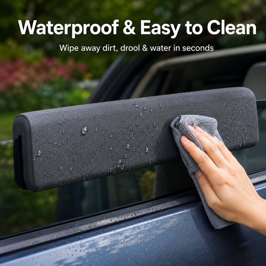 Waterproof Padded Dog Car Window Cushion – view 7