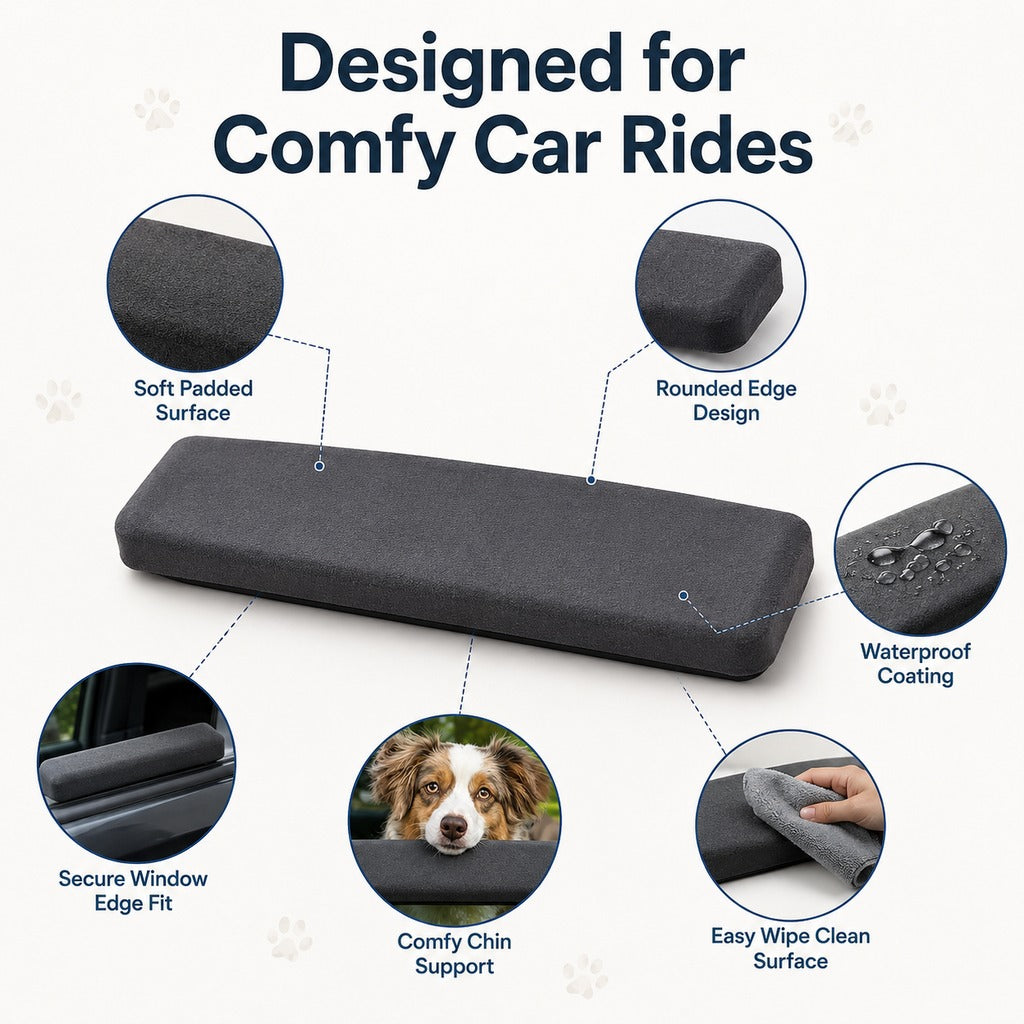 Waterproof Padded Dog Car Window Cushion – view 8