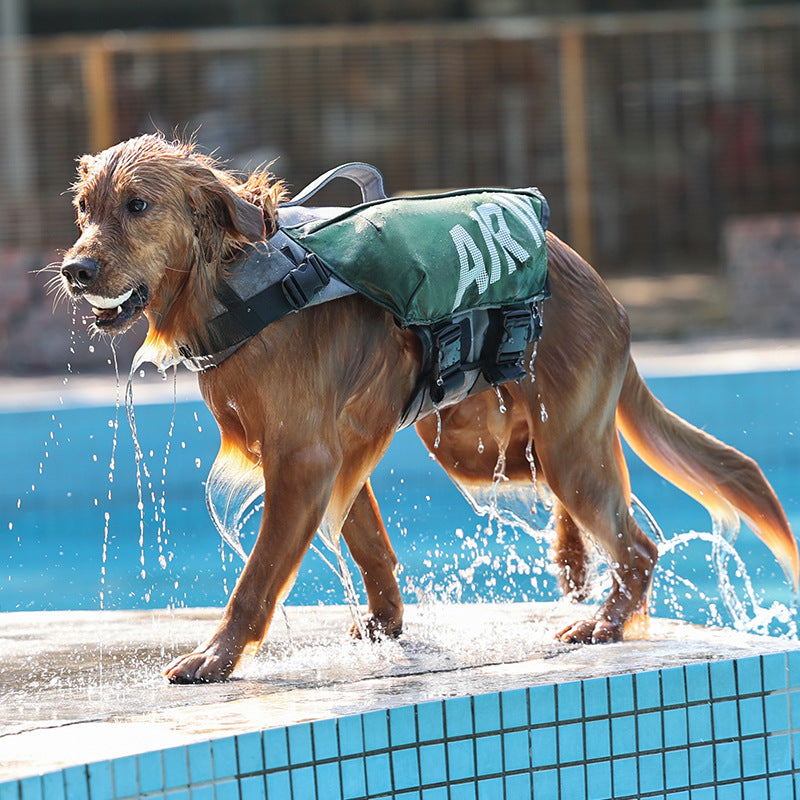Dog Airbag Life Jackets Pet Swimming Clothes Swimsuit – view 8