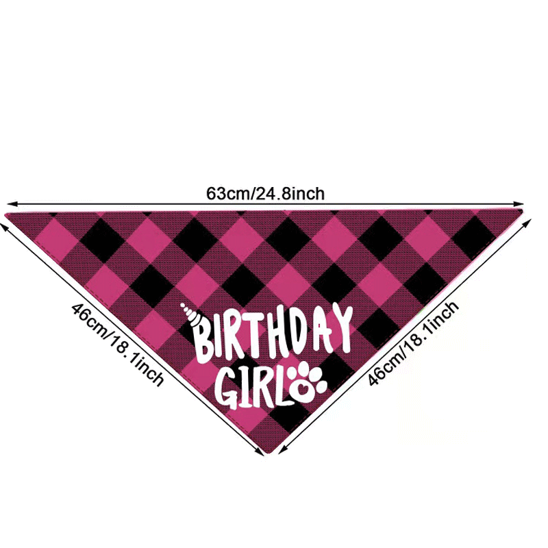 Dog Birthday Party Supplies Balloon Scarf Bow Tie Crown Hat Banner Pull Flag Pet Set – view 10