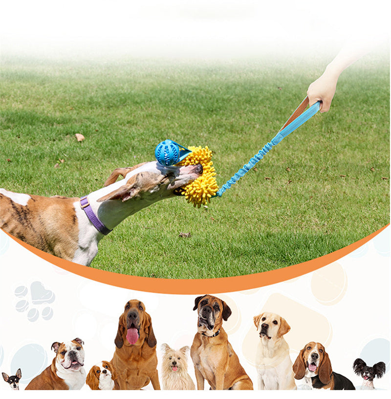 Dog Chew Rope Colorful Dog Tug Toy Elastic Drawstring Pet Chew Toy – view 9
