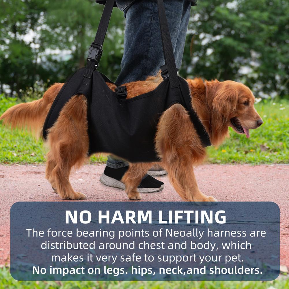Dog Lift Harness For Large Dogs Sling Dog Walking Assistance Adjustable Pet Support Harness – view 8