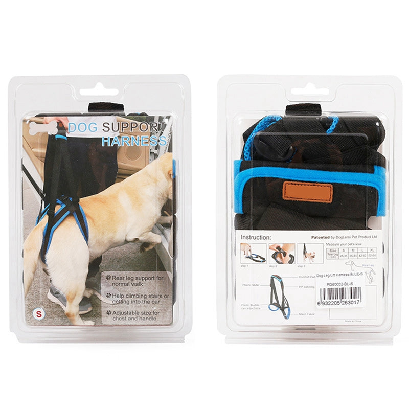 Dog Lift Harness For Large Dogs Soft Padded Adjustable Dog Back Leg Sling Dog Leg Support Harnesses – view 7
