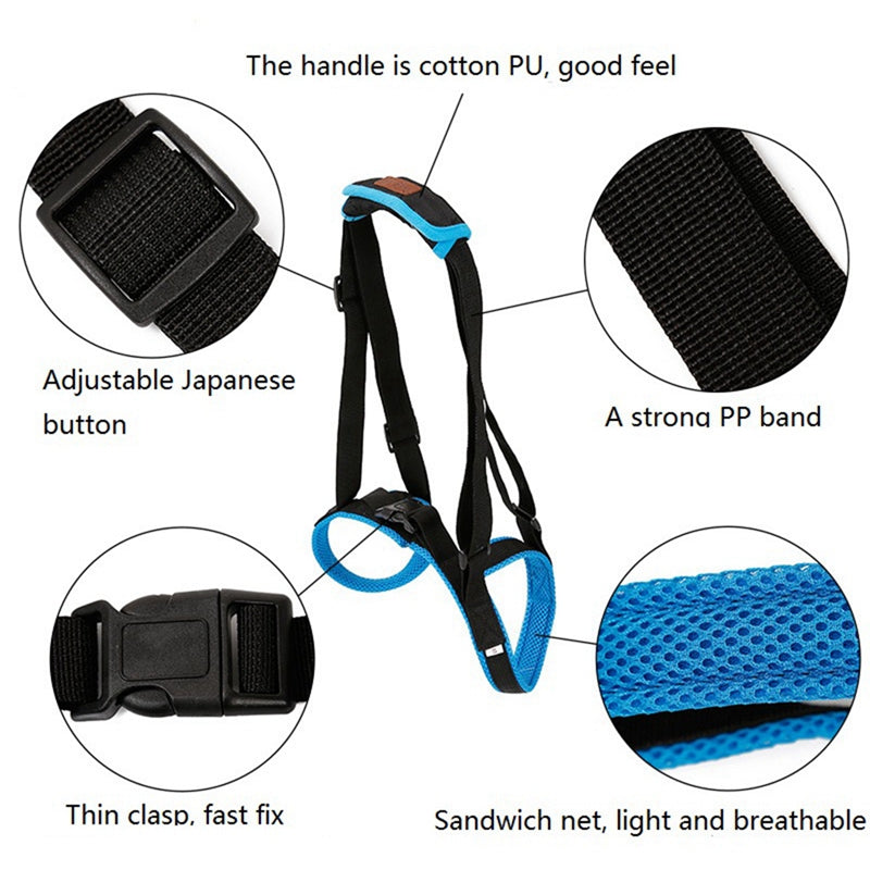 Dog Lift Harness For Large Dogs Soft Padded Adjustable Dog Back Leg Sling Dog Leg Support Harnesses – view 10