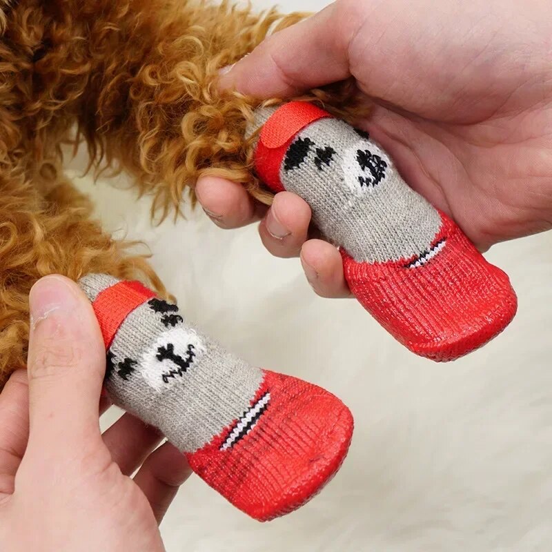 Dog Socks Waterproof Cat Shoes Scratch-proof Foot Covers – view 7