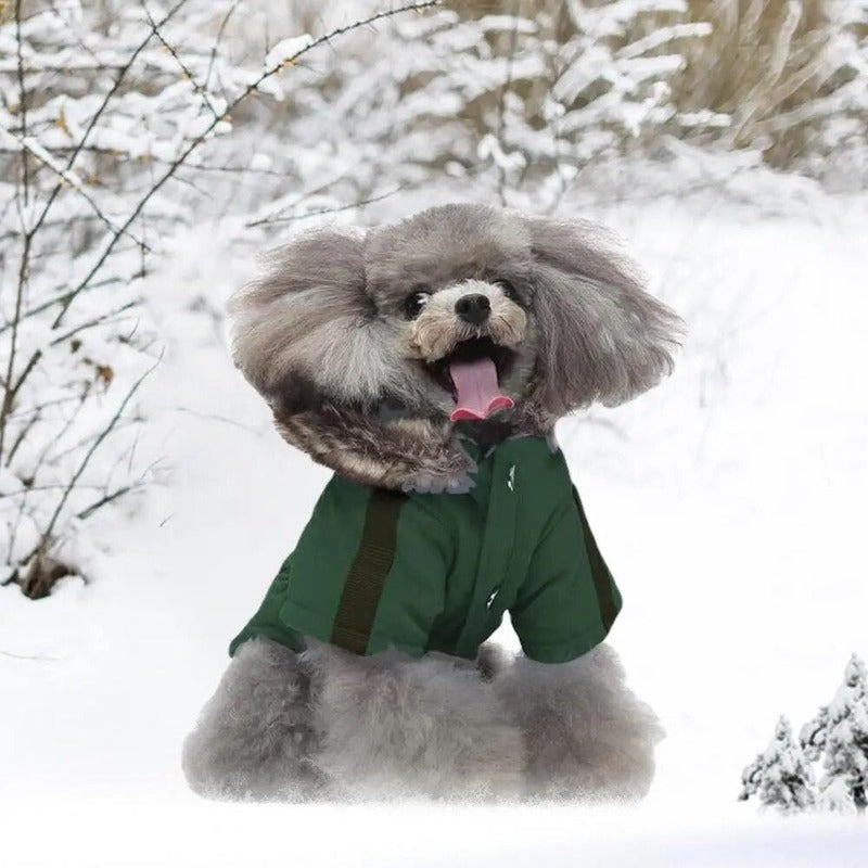 Dog Winter Coat Windproof Warm Thick Dog Jacket With Hood – view 8