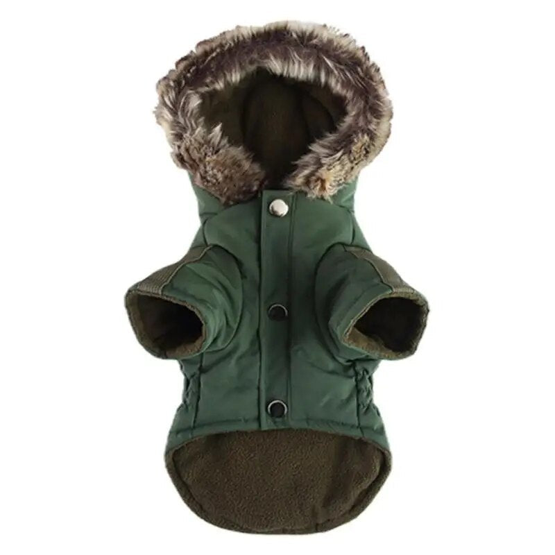 Dog Winter Coat Windproof Warm Thick Dog Jacket With Hood – view 10