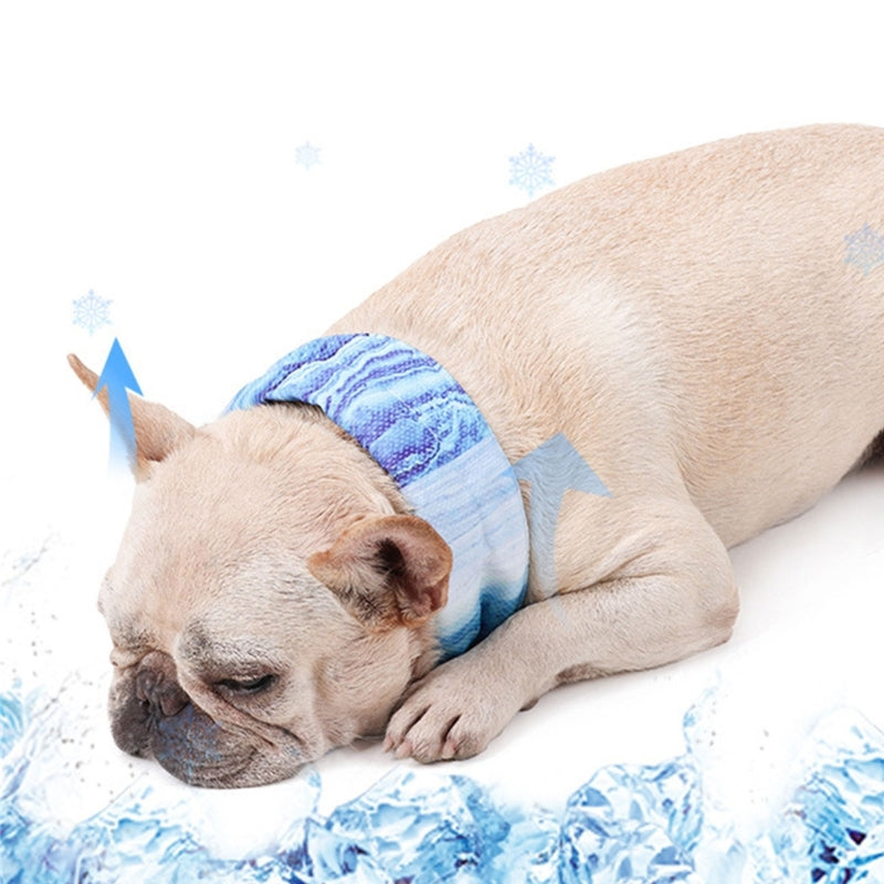Dog Cooling Bandana Outdoor Heatstroke Prevention Cooling Towel – view 13