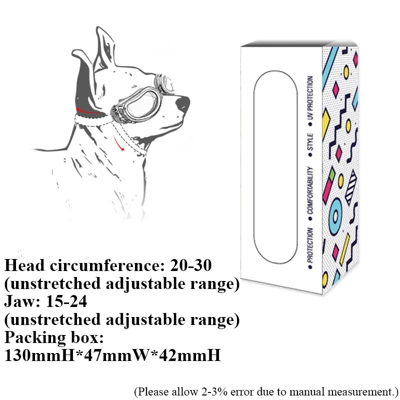 Fashion Small Dog Sunglasses UV Protection Goggles Adjustable Waterproof Glasses – view 9