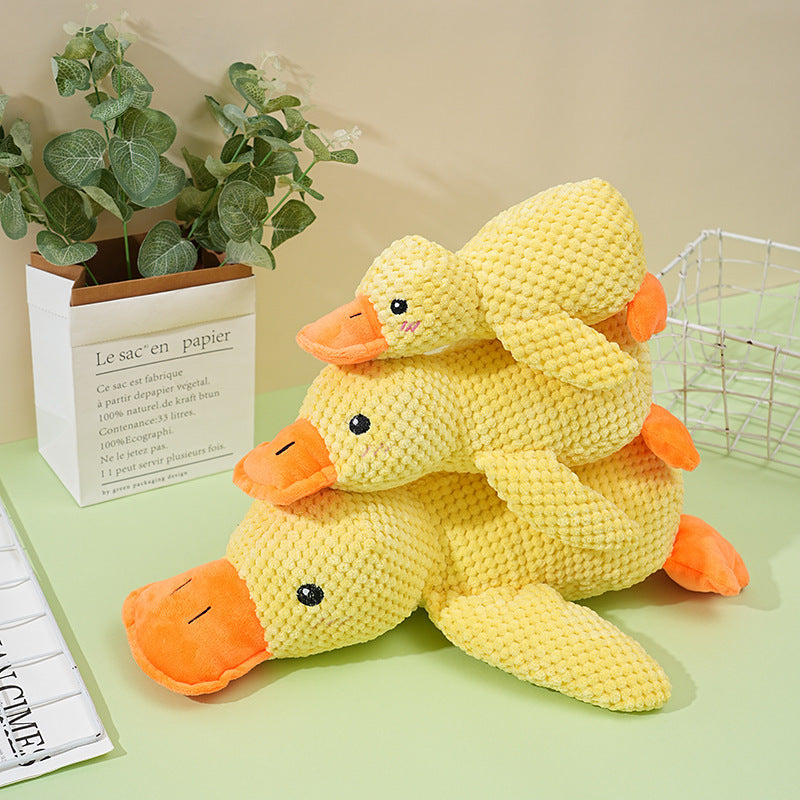 Funny Squeaky Dog Chew Toy Stuffed Duck Animal Plush Dog Toy – view 7