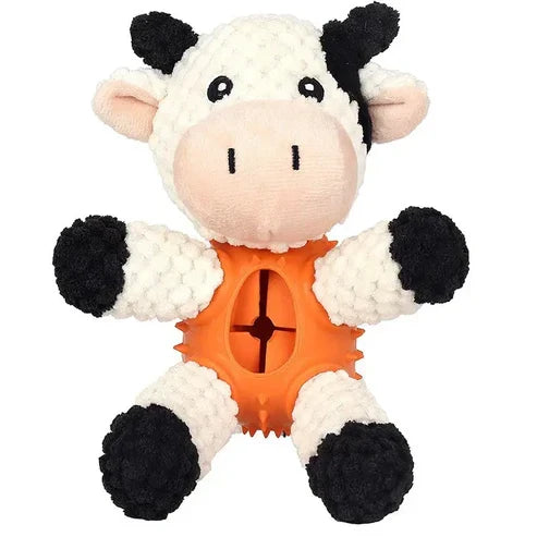 3-in-1 Dog Toy with Plush, Integrated Dental Cleaning Toy, and Treat Hideaway – view 12