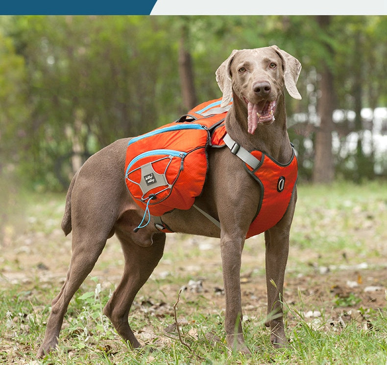 Nylon Large Dog Animal Backpack Harness Vest – view 10