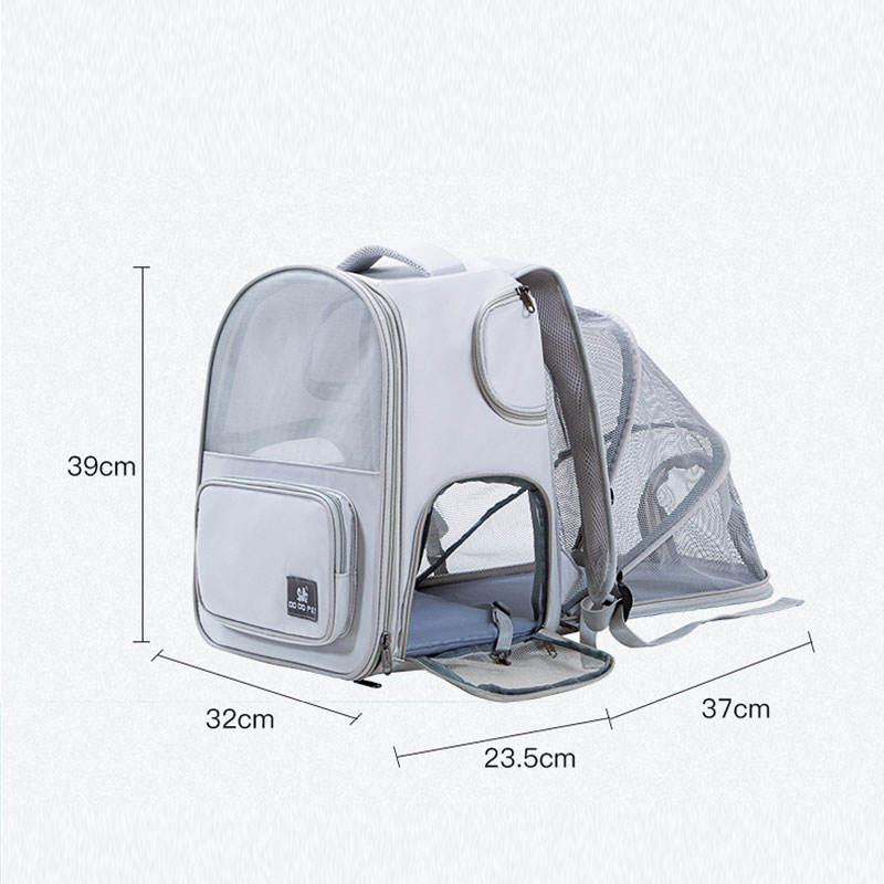 Expandable Pet Designer Dog Bag Pet Strollers Dog Cat Backpack – view 8